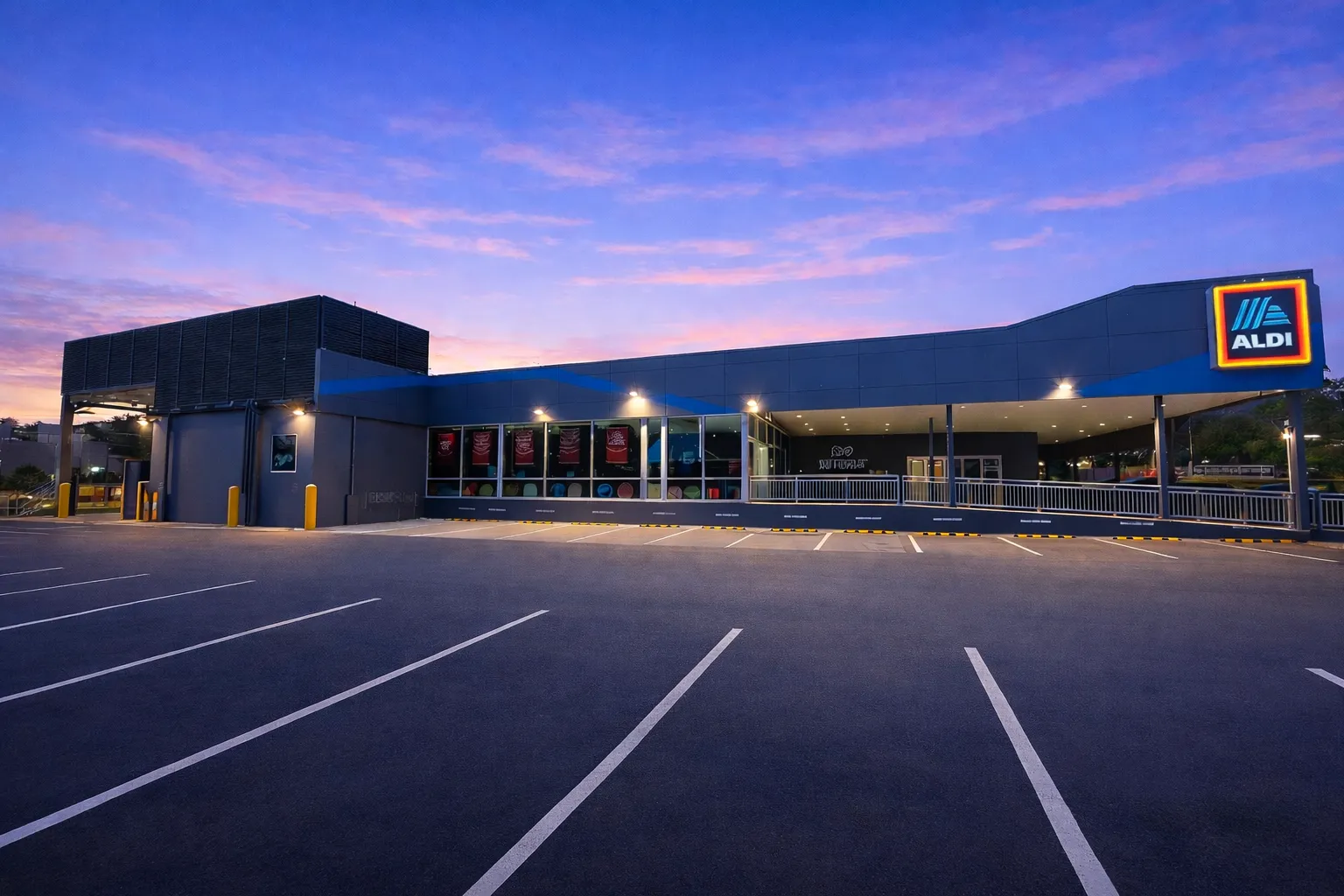 StranaHPL Australian Structural Engineering - Industrial & Commercial NewAldi Supermarket Ormeau