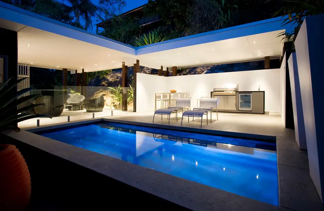 Detailed structural engineering for residential swimming pool construction and foundations in Toowong.