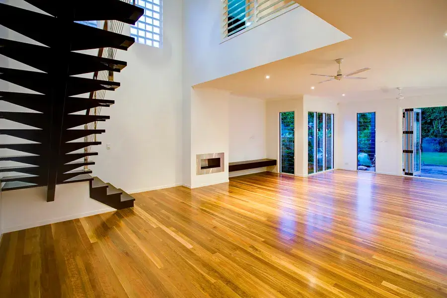 Residential structural engineer design for open-plan living area in Kingsholme, Queensland.
