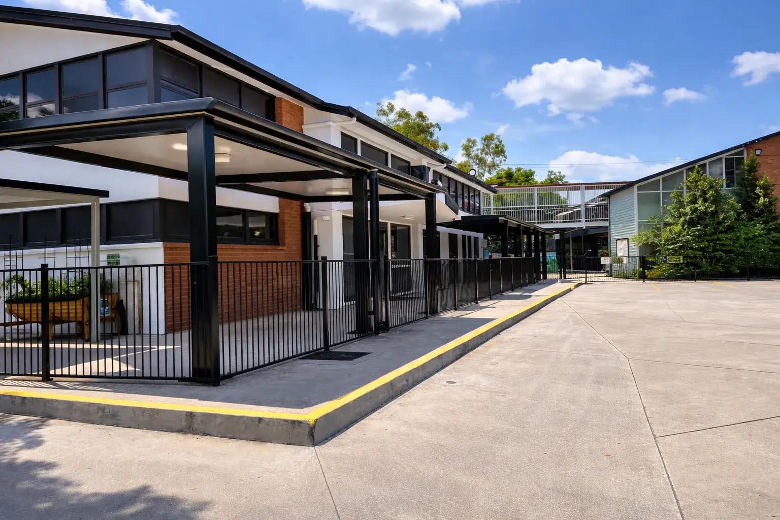 Commercial structural engineer services for administrative building alterations at Seven Hills State School.